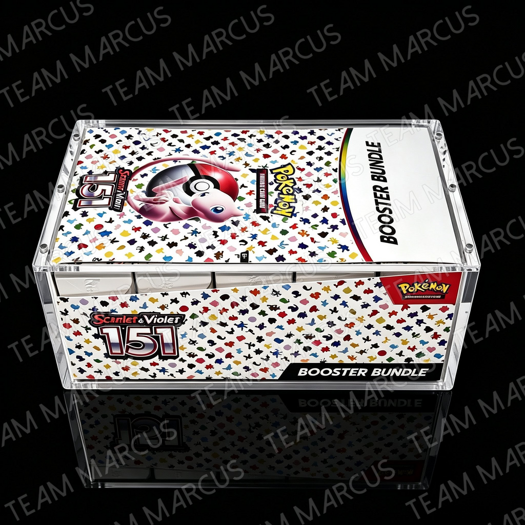 Pokémon TCG Booster Bundle Display Acrylic Protector Display Case