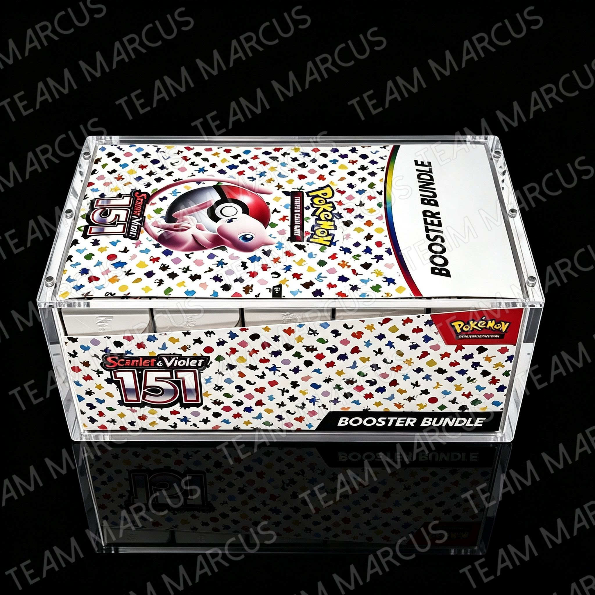 Pokémon TCG Booster Bundle Display Acrylic Protector Display Case
